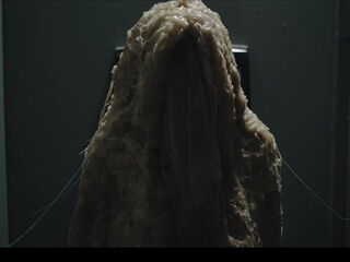 Hot brunette milf Little Puck gets infected by a parasite that makes her super horny