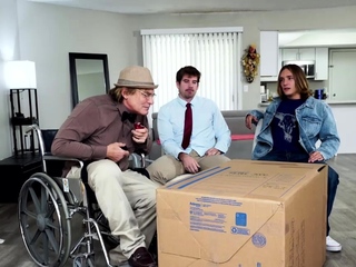 DAP and DP with busty personal assistant