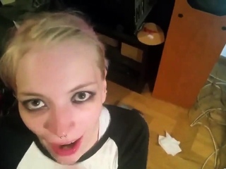 Goth Amatr Deepthroats i svenska sexband