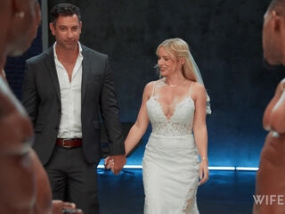 Wife Danielle Renae presented with BBC gangbang from cuckold hubby