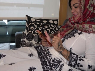 Horny stepmom has so many secrets under her hijab