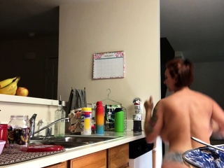 Great Big Boobs On Masturbating Redhead