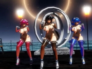 MMD Elf Maid and Friends Dance Like A Bitch