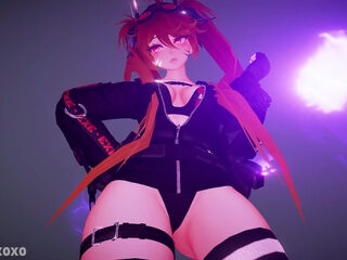 3 dimensional animated dame saves you on the beach and then plumbs your sausage in the cavern