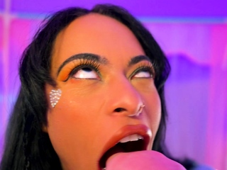 INSERTED Ava Valentina's cum-back