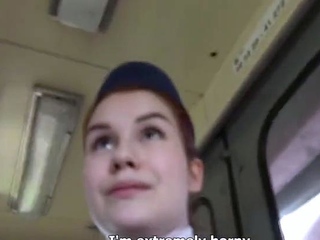 CzechStreets E Sex With A Conductor In The Toilet