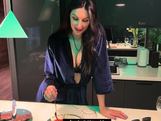 Step mom obeys son's beloved meal - crazy milf!