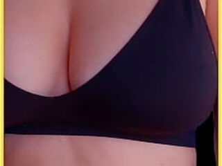 Wifey perfect in black sports bra