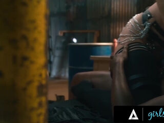 Real lesbian orgy with buxom slut and licking orgasm