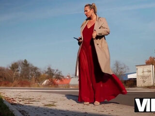 Lusty Busty Blonde BBW Picks Up a Shy Nerd & Tempts Him To Please Her With His Young Cock