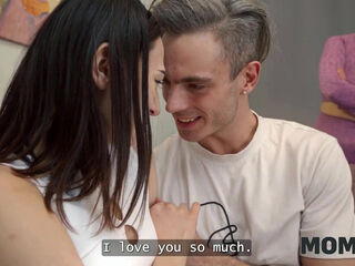 Fucked my gf's MILF stepmom while she's watching