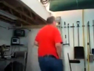 Dancing Daddy Bear Flashes His Big Cock on Webcam