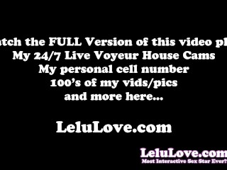 'Hot bitchy wifey cock-squeezing honeypot premature climax in less than 60 seconds hefty frustration internal ejaculation to FinDom - Lelu Love&#