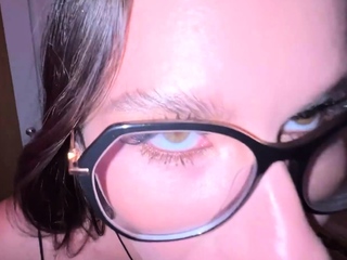 Spunk on super-bitch's face, super hot hard-core porn!