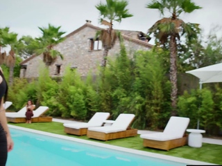 ORGY DP. Black & White Cocks For Sara Retali And Yasmina