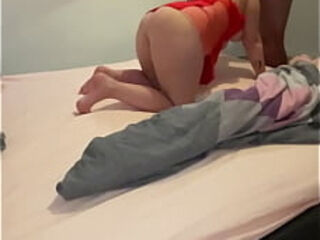 Step son fuck my tits, I suck his big dick after fuck