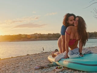 Curvy Buxom PAWG Enjoys the Sunset & Her Husband's Dick On the Shore Of the Lake