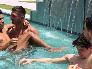 Jay Stryker mounts the tiny gay bottom Milo Miles