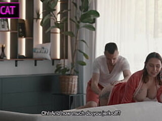 Step-mother tempts sonny While Husband&rsquo_s Away&mdash_Will Her horny smartphone Call End in a Taboo poke?!