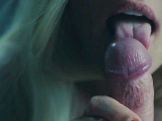 Heavenly POV Blowjob from a Blonde Amateur Milf