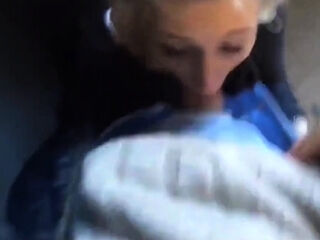 Blonde Amateur Receives Facial After Deep-Throat Blowjob